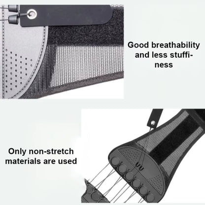 Unisex Lumbar Corrector Comfortable Breathable Fitness Correction Pain Relief Waist Support Belt for Herniated Disc, Sciatica